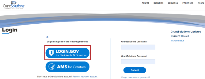 Login.gov button