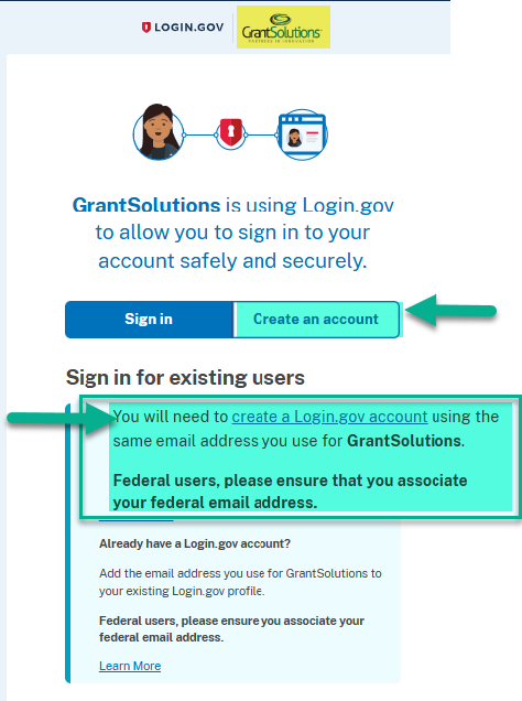 Create an account. (Rectangle)
