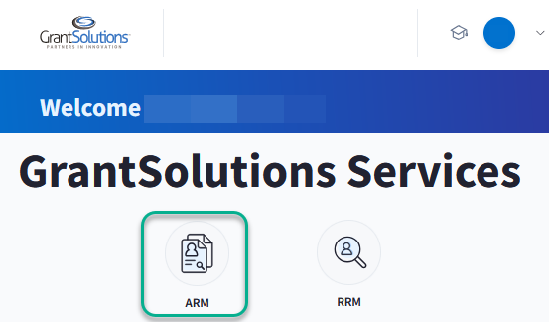 GrantSolutions Portal Page (Rectangle)